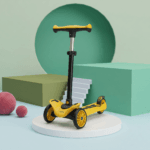 KIDOSKI WHIP - Kick Scooter for Kids Balancing Skills (2+ Years) - (Yellow-Black)
